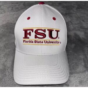 Florida State University Seminoles Hat Cap Snapback White Mens The Game Baseball